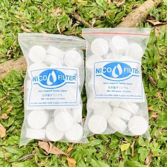 Kaporit Tablet Filter Air . Penyaring Air . Penjernih Air Nico