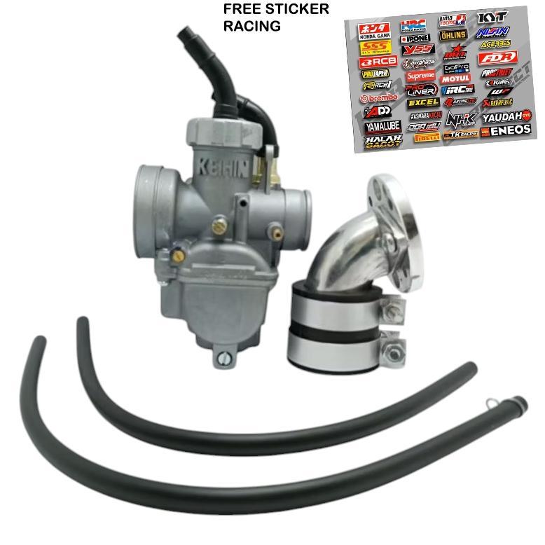 KARBURATOR KARBU PWK PE 24 26 28 KEIHIN ORIGINAL + INTEK IN TAKE MANIPOL PLUS INTEK MIRING SEMUA MOT