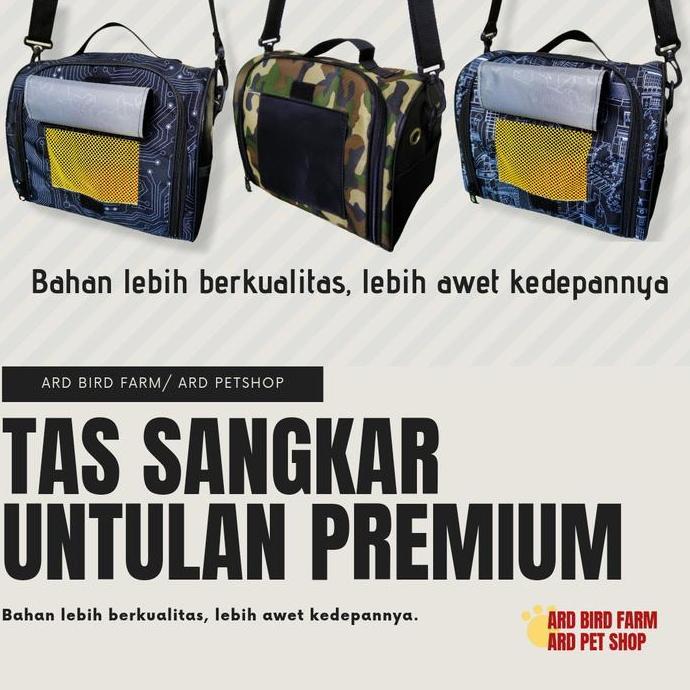 Britis- Tas Kandang Hewan Burung Lovebird Untulan