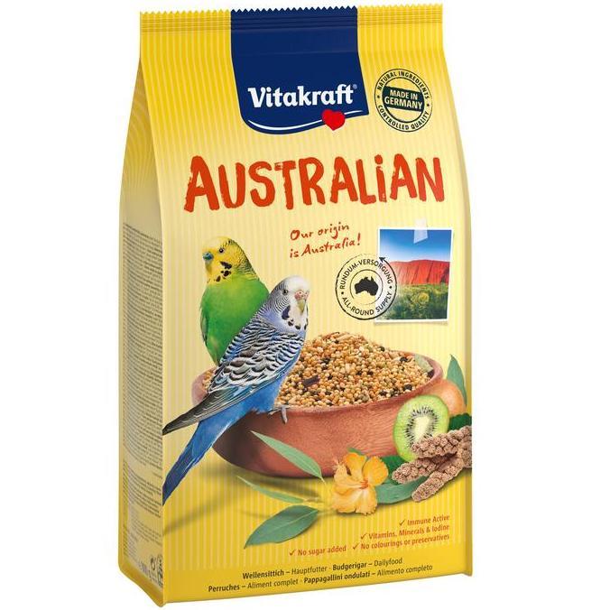 Vitakraft Australian Budgies 800 gr. Makanan burung parkit Australia