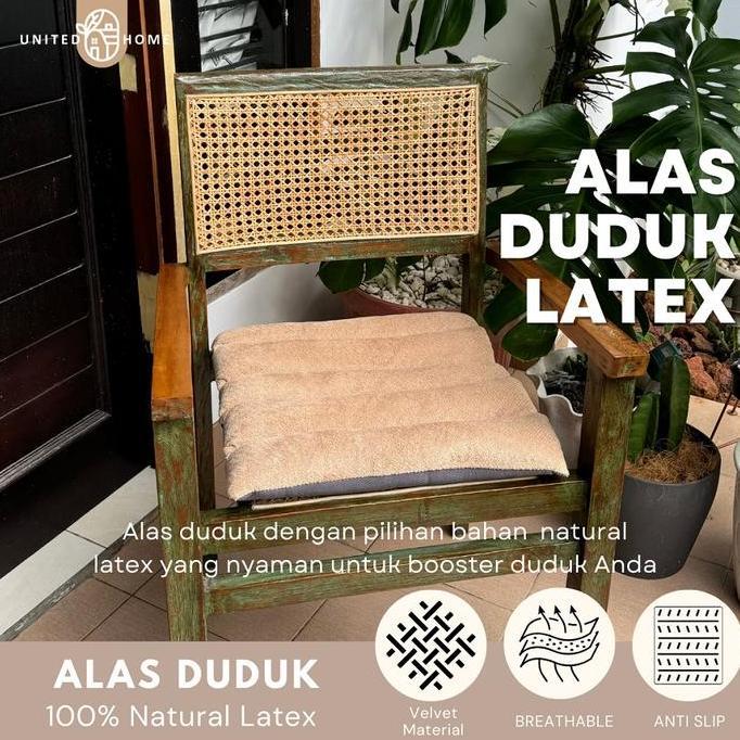 Alas Duduk Latex Asli | Bantal Duduk Kursi | Bantal Duduk Lantai