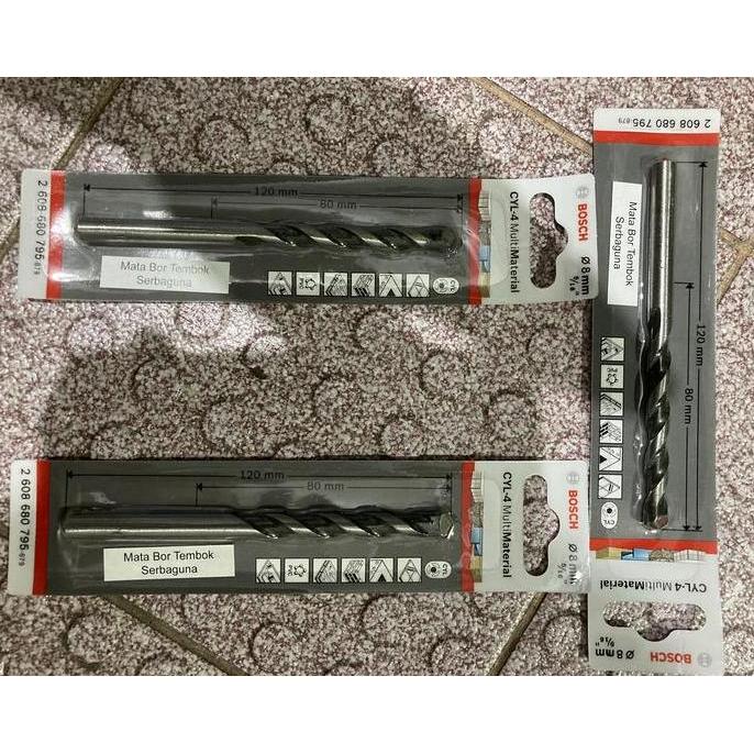 Mata bor beton 8mm bosch Multipurpose/ mata bor beton serbaguna BARU