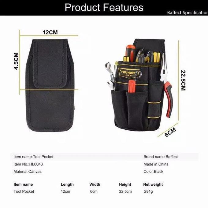 tas pinggang tas peralatan tukang