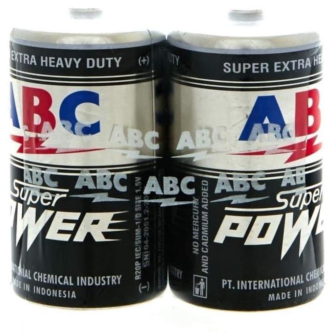 batu batere abc super power type d - battery baterai utk pompa galon kode 1332