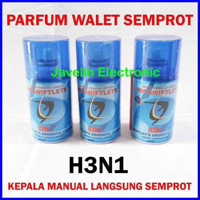 TERMURAH - Parfum Walet H3N1 Manual Langsung Semprot H3NsaTu Aroma Pemikat Walet