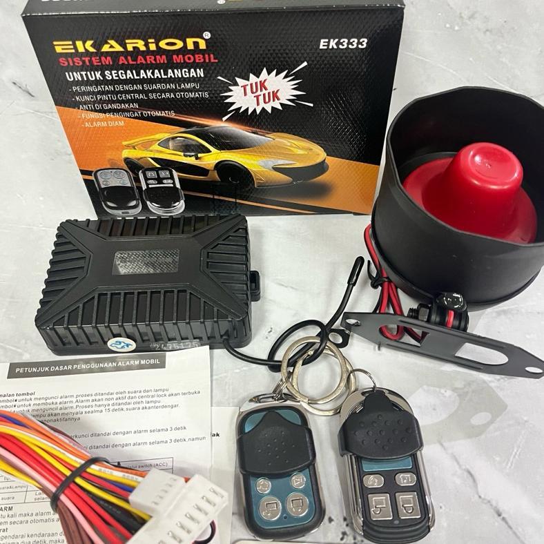 Alarm ekarion alarm mobil alarm tuk tuk remote alarm mobil