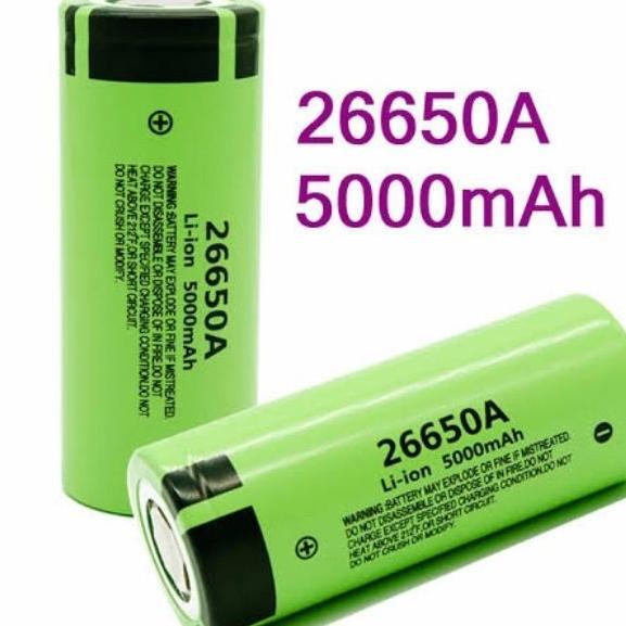 battery 26650 26650a batre baterai panasonic 5000mah kode 263
