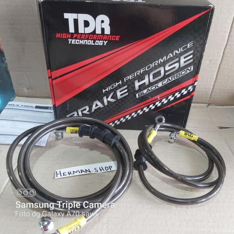 Selang rem TDR Nmax - Selang Rem NMax TDr - Selang rem TDR Nmax Carbon - Kabel Rem Nmax TDR - Selang
