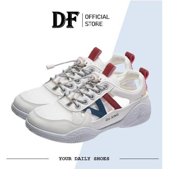 PROMO DISKON - DF 694 Sepatu Wanita Sneakers Wanita Putih Premium Quality Casual Shoes