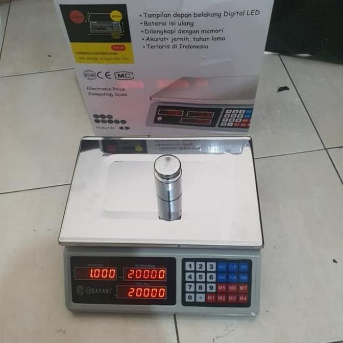 TERMURAH - SAYAKI Timbangan Digital Premium 30kg  / SAYAKI ACS-A
