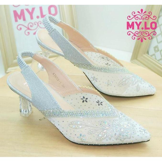 TERBARU - SANDAL HEELS PESTA WANITA SEPATU WISUDA NIKAH LAMARAN HANTARAN SESERAHAN SANGJIT SELOP KEB