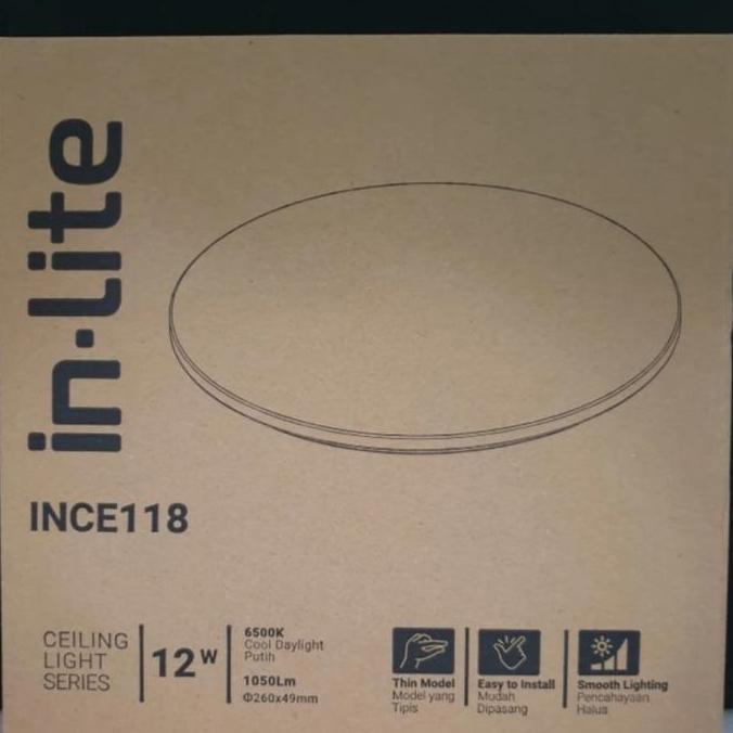 HARGA DISC - Lampu Baret Inlite Ceiling 12watt INCE118