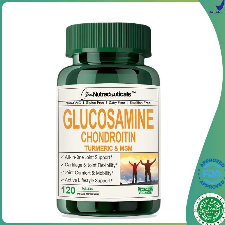 Ready Glucosamine Chondroitin MSM Turmeric Chewable Suplemen Kesehatan Sendi dan Otot Menunjang Flek