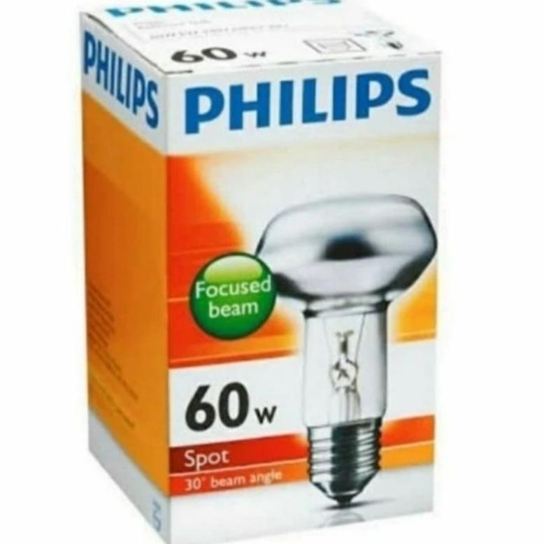 TERMURAH Lampu Bohlam Spot Philips 40W 60W Lampu Penghangat Ayam Goreng (BACA DESKRIPSI)