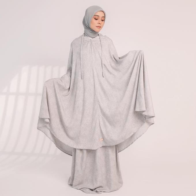 Syukron- Lozy Hijab - Kejora Prayer Set (Mukena Rayon Motif 2In1 Lozy X Lesti Kejora) Mukena Lembut 