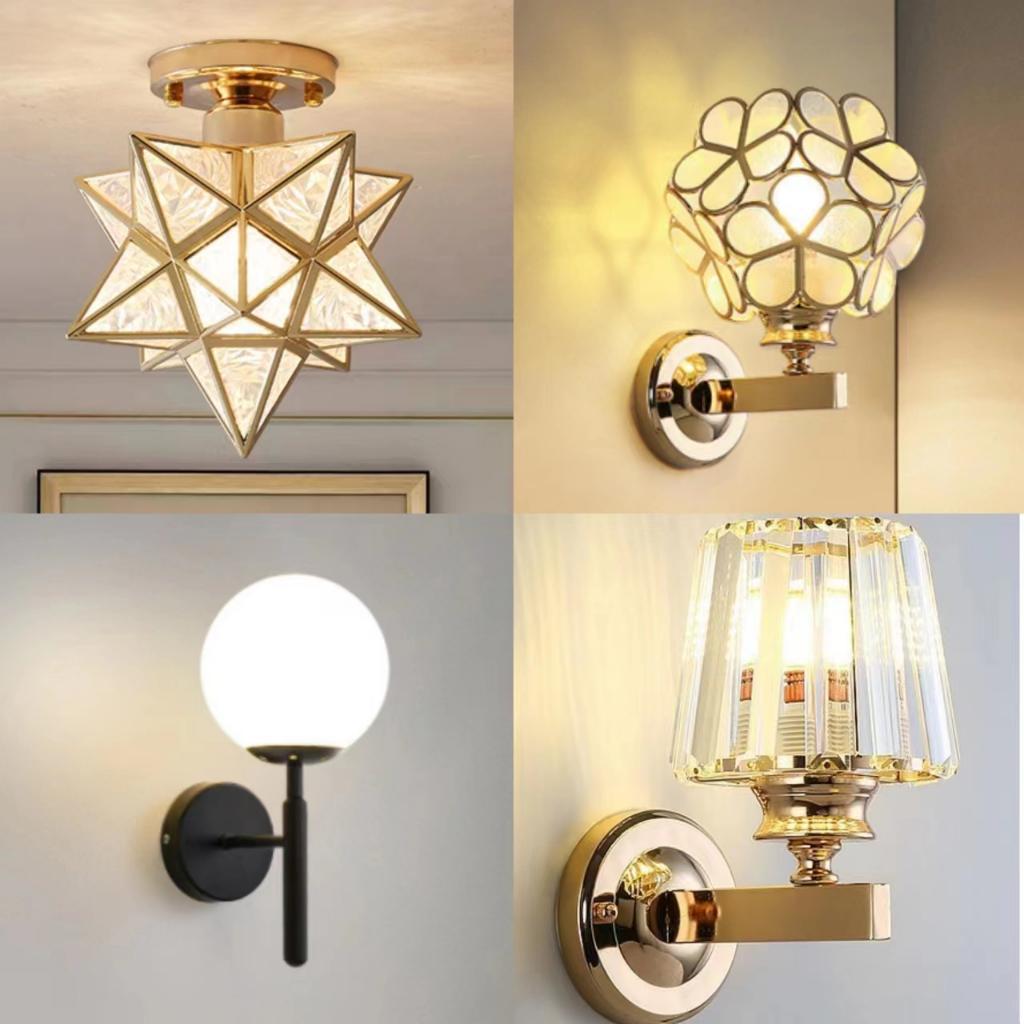 Lampu Dinding Lampu Dinding Kristal Gaya Modern Hiasan Dinding Hiasan Dinding Lampu Dinding Termasuk