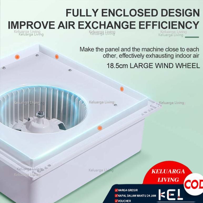 HOT PRODUCT Ducting Exhaust Fan Plafon 12 Inch Kipas Blower Exhaust Plafon 8 Inch/10 Inch Kipas Angi