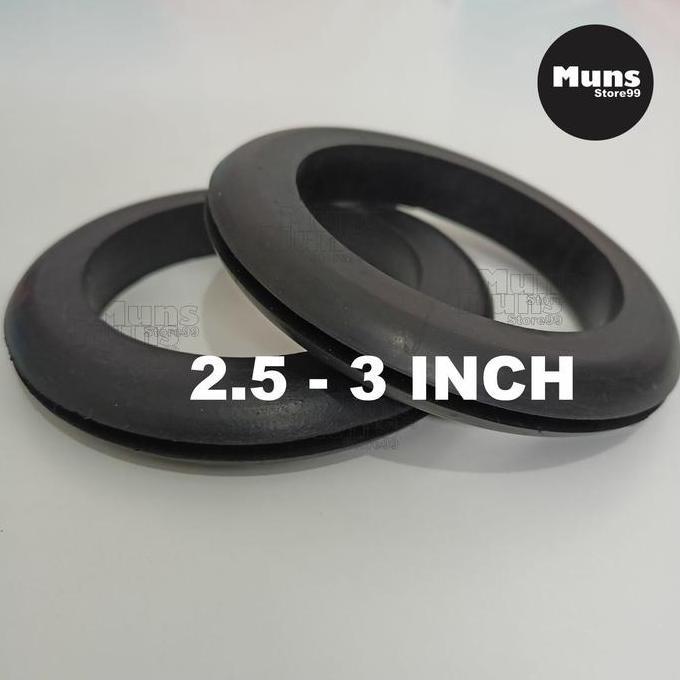 Plnt- Gromet Karet Rubber Grommet 2.5 - 3 Inch Pipa Pvc Sistem Hidroponik Filter Air