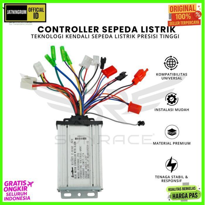 Termurah Controller / Kontroler Sepeda Listrik Sunrace Original 48V / 60V / 72V Universal