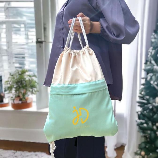 Simplypop raikantopeni Stringbag Saku Naomi Motif JOONGDUNK Tas Ransel Serut Thailand thaienthu