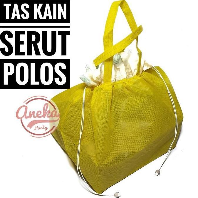 Tas Spunbond serut / goodie bag spunbond serut tas souvenir tali serut / tas serut tali