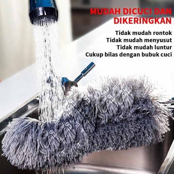 Expert- (VCM) Sapu Sawang plafon panjang/Kemoceng panjang pembersih rumah