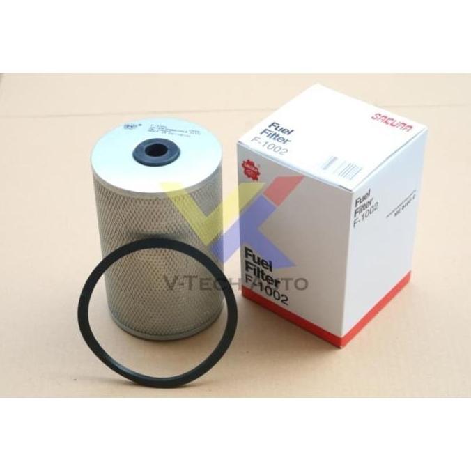 Best Promo, F-1002 Sakura Fuel Filter Solar Bawah Mitsubishi Fuso Fr Ps190 6D16 Me040246 F1002