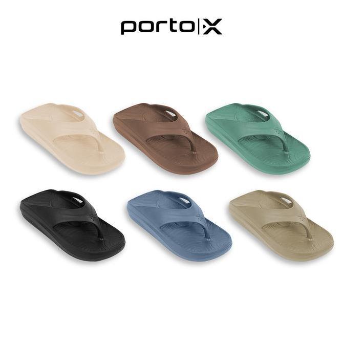 PROMO - Porto X Sandals - Jasper Flip Flops Sendal Recovery Jepit Recovery Pemulihan Adaptifoam