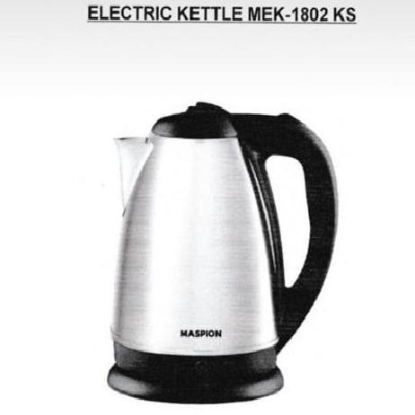 PROMO DISKON - ELECTRIC KETTLE / TEKO LISTRIK MASPION MEK-1802 KS / MEK1802KS