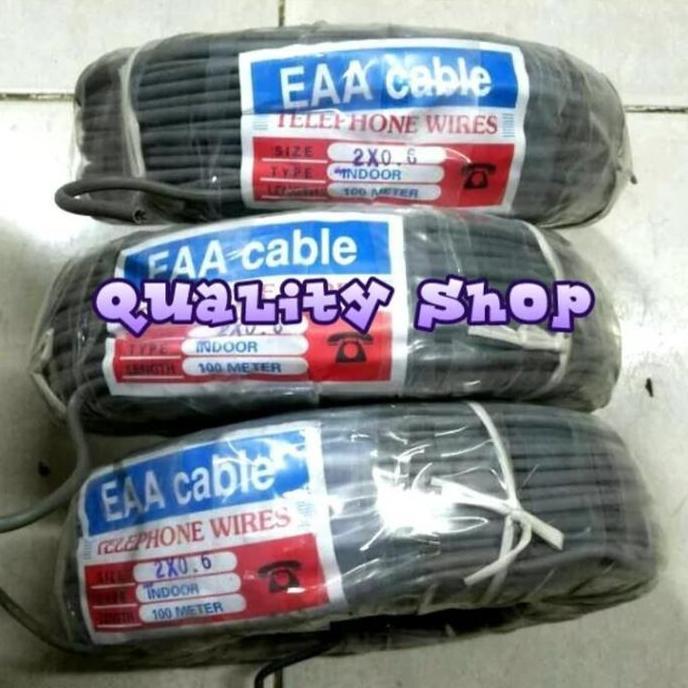 TERMURAH - KABEL TELEPHONE ISI 2 UNTUK RUMAH BURUNG WALET