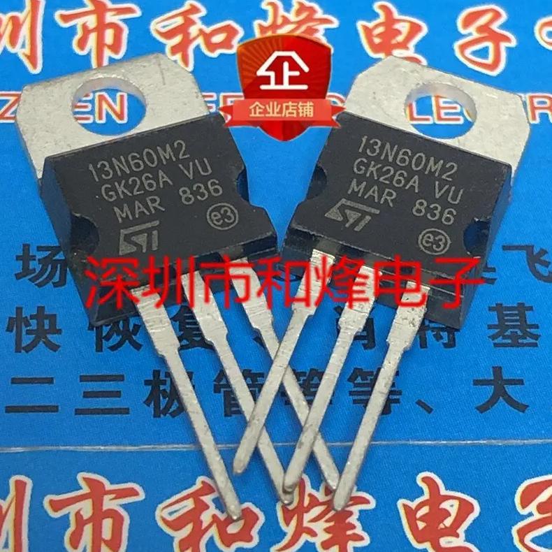 5PCS 13N60M2 STP13N60M2  TO-220 600V 13A  In stock,