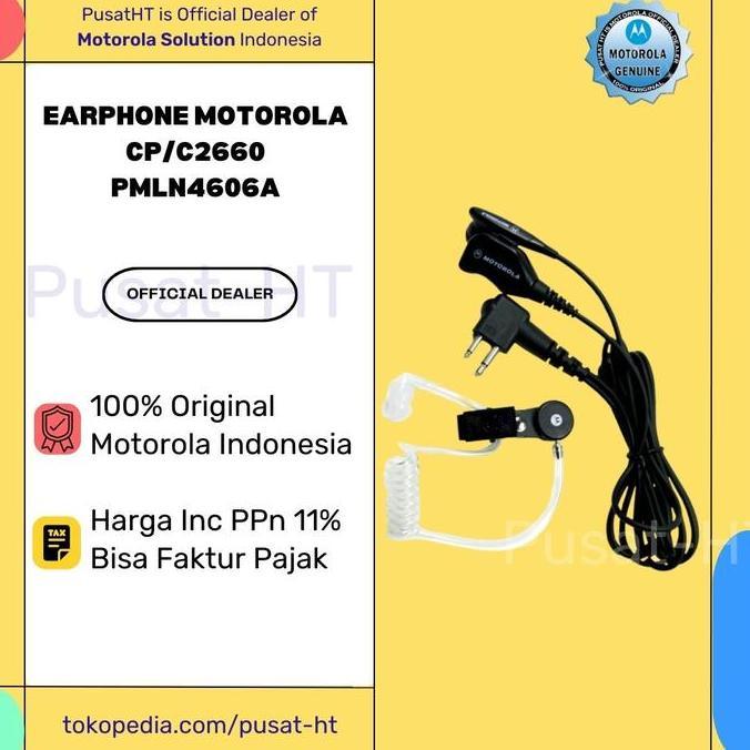 NEW - HANDSFREE HT MOTOROLA CP1660 CP1300 ORIGINAL EARPHONE CP 1660 1300