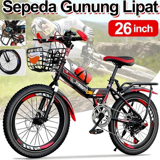 Terlaris Sepeda Gunung Lipat 26 Inch - Sepeda Hybrid Untuk Aktivitas Sehari-Hari