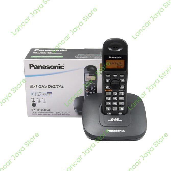 TERBARU - Telepon Rumah Wireless Panasonic / Telpon Wireless Panasonic KX-TG3611