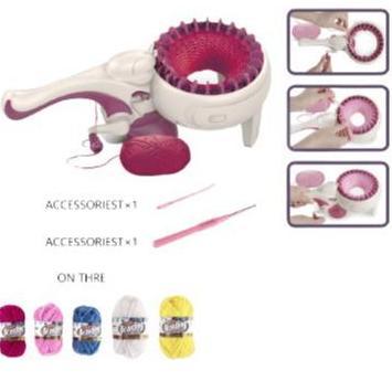 Mainan DIY Mesin Rajut Anak Mesin Tenun Kalung Gelang Ikat Rambut