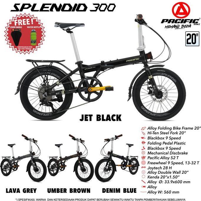 Terlaris Sepeda Lipat Pacific Splendid 300 (Folding Bike)