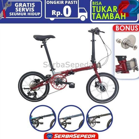 Terlaris Element Troy 10 Speed Sepeda Lipat Gradient 16 Inci