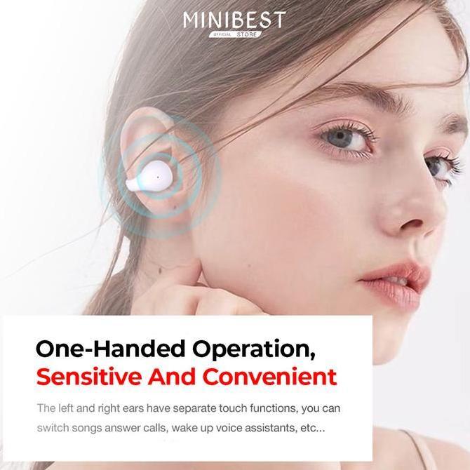 MINIBEST MB22 TWS Earphone Headset Bluetooth V5.3 On EC Ear Clip Wireless Bluetooth Headset Headphon
