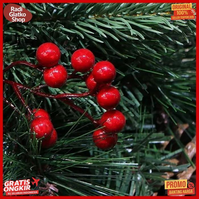 Murah Aksesoris Natal Garland Dengan Dekorasi / Garland Hias Ornamen Natal 1,8M