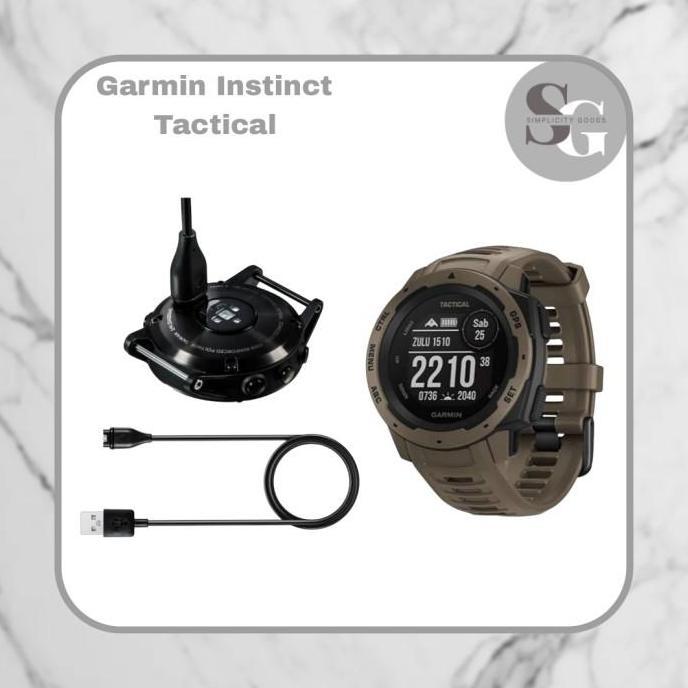 Basirguay - Charger Cable Smart Watch Garmin Instinct Tactical - Kabel Casan Jam