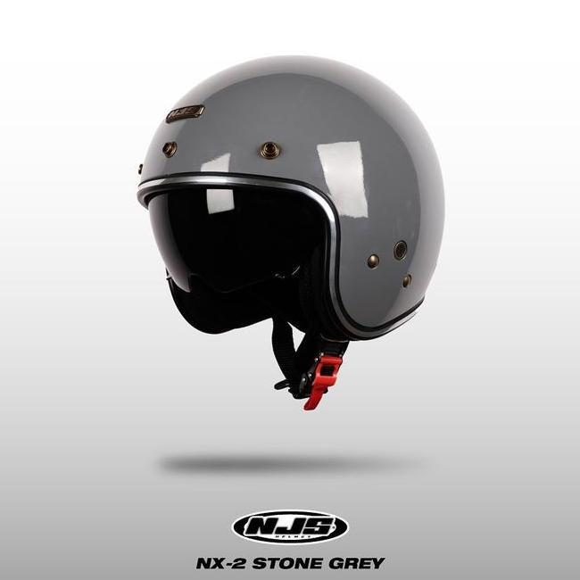 Njs Nx2 Solid List Chrome Free Pet Helm Retro Njs Retro Helm Bogo Njs Bogo Bogo Polos Njs Sni