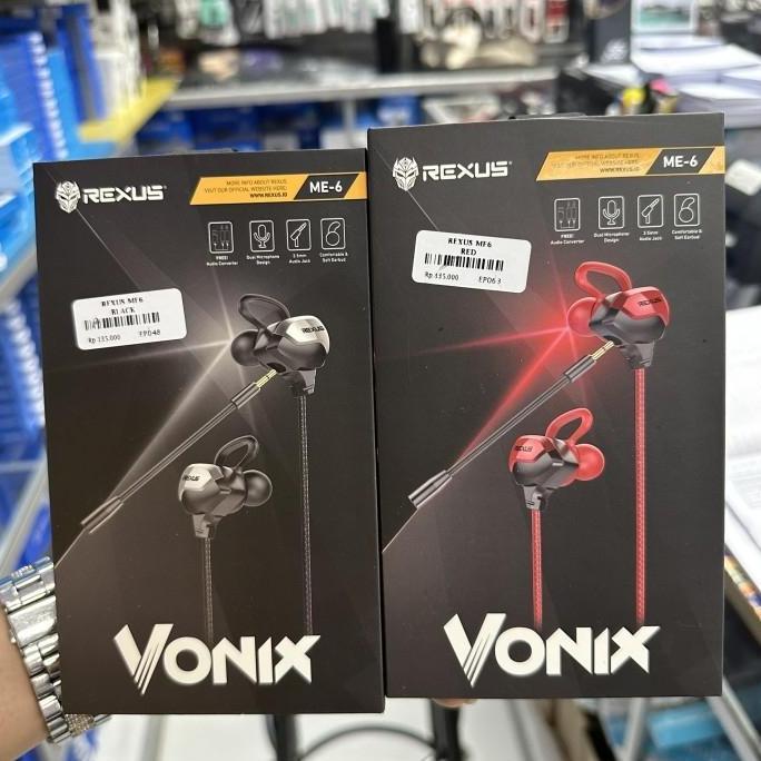 Rexus ME5 Gaming Earphone Vonix ME-5 Headset Game with Microphone