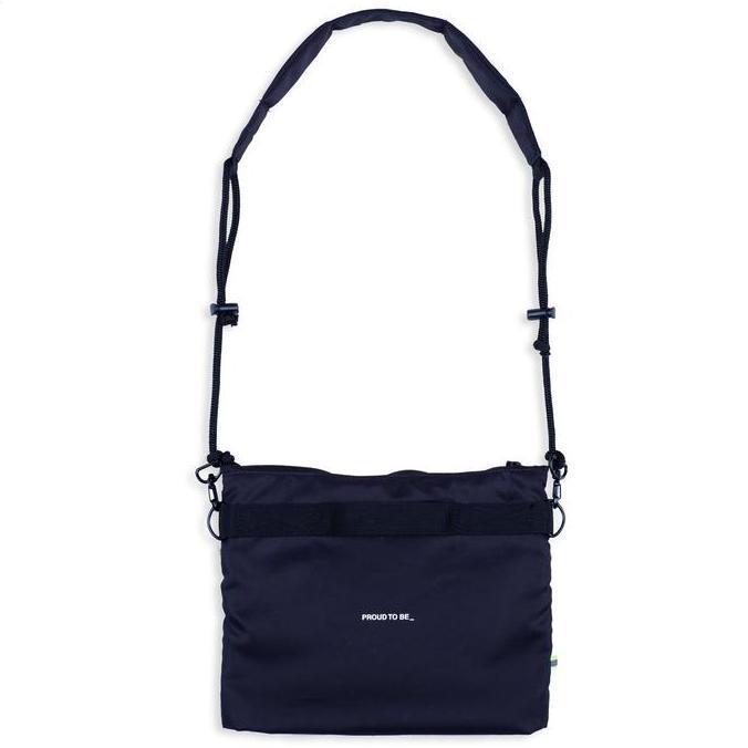 DISKON RUSS BAG TAS SLINGBAG ELMAYA BLACK SELEMPANG PRIA