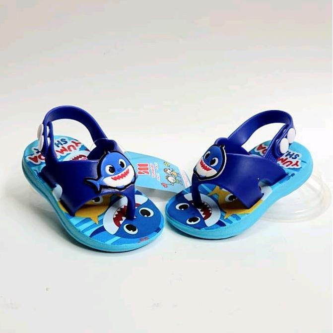 Sptkrn- Sandal Anak Laki Perempuan Tali Belakang Ikan Paus 18-23 Kaki Sandal Jepit Laki Laki 612