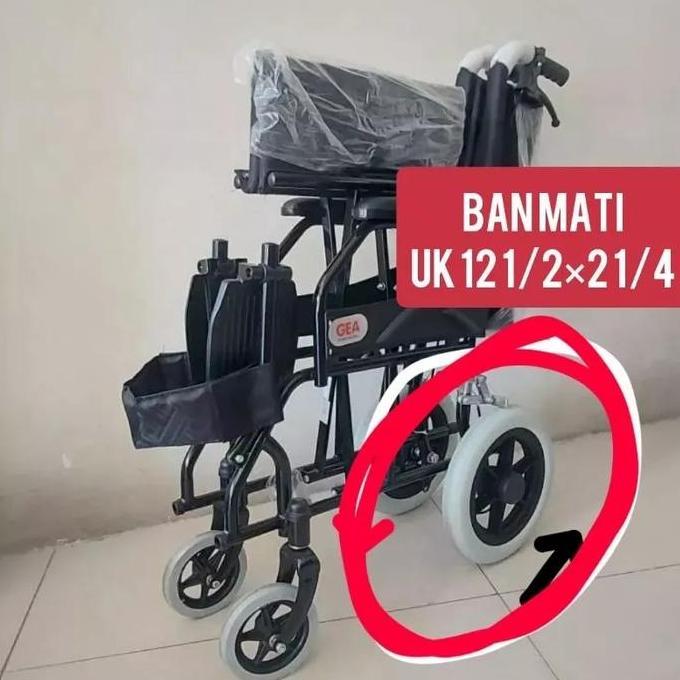 New- Ban Mati Kursi Roda 12 1/2 2 1/4 Gea