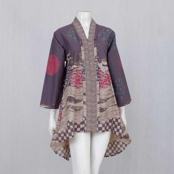 TUNIK PELANGIKU 02 JUMBO LD 120 LD 125 LD 130 LD 140 - ATASAN BATIK ABSTRAK MODEL PINGUIN BUSUI FRIE