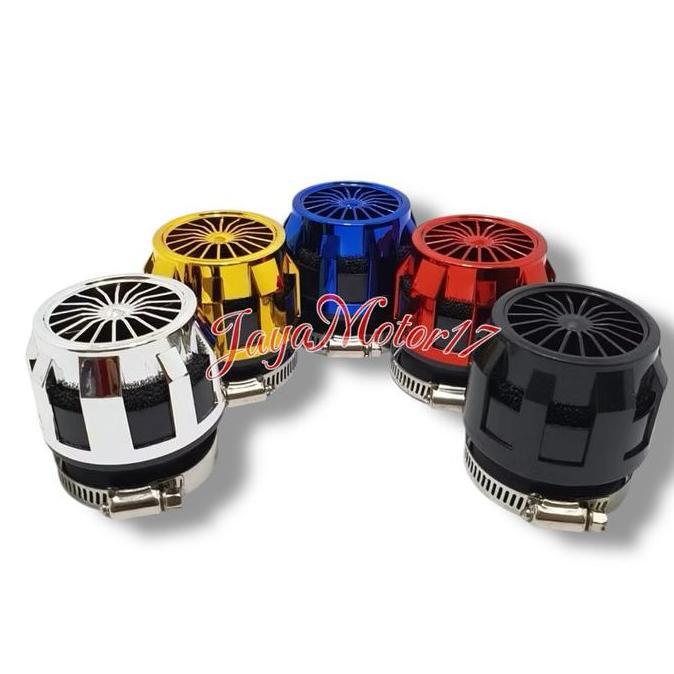 Filter Karbu Model Turbin Filter Udara Racing Universal PE 24 26 28 model LURUS Open Filter universa