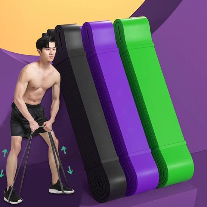 Long Resistance Ban/ Premium Latex/ Karet Fitness & Gym/ Resistance Bands/ Alat Olahraga Serbaguna/ 