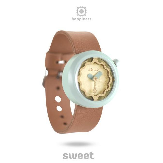Eboni Jam Tangan Kayu  Happiness - Sweet