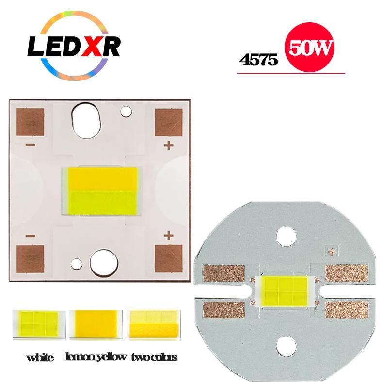 50W 4575 led chip 4570 two-color motorcycle spotlight smd led 3570 two-color 30w white lemon yellow 